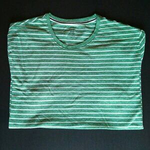 NWOT Men's T-shirt, Green with White Stripes, XL